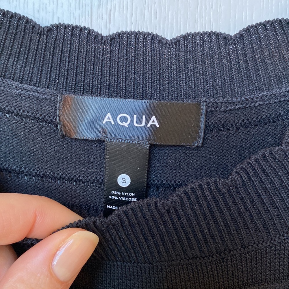 NEW Aqua Sleeveless Knit Top Small